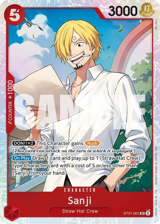Sanji #st31-001 – Starter Deck 31: RED Monkey.D.Luffy