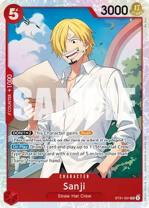 Sanji #st31-001 – Starter Deck 31: RED Monkey.D.Luffy