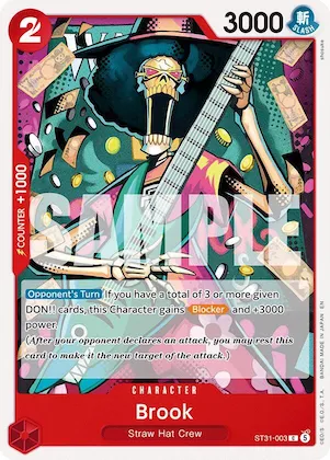 Brook #st31-003 – Starter Deck 31: RED Monkey.D.Luffy