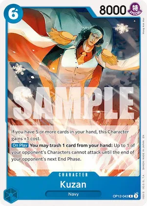 Kuzan (OP12-043) op12-043 – ST33 – Starter Deck 33: BLUE Kuzan