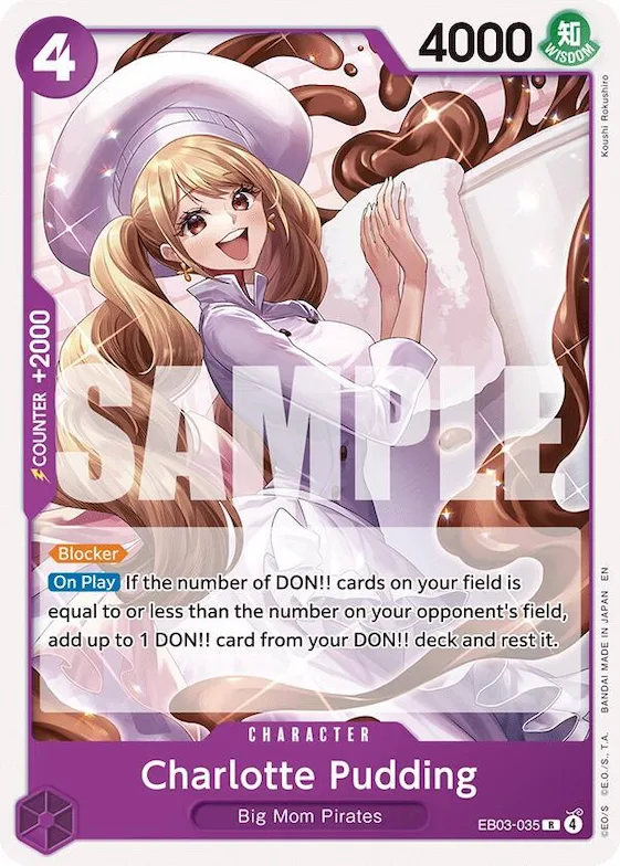 Charlotte Pudding #eb3-035 – Starter Deck 34: PURPLE Charlotte Katakuri