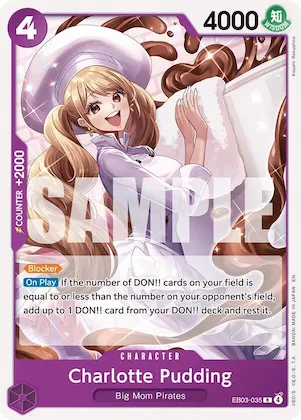 Charlotte Pudding #eb3-035 – Starter Deck 34: PURPLE Charlotte Katakuri