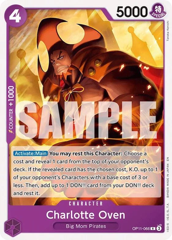 Charlotte Oven #op11-066 – Starter Deck 34: PURPLE Charlotte Katakuri