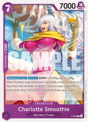 Charlotte Smoothie p-090 – ST34 – Starter Deck 34: PURPLE Charlotte Katakuri