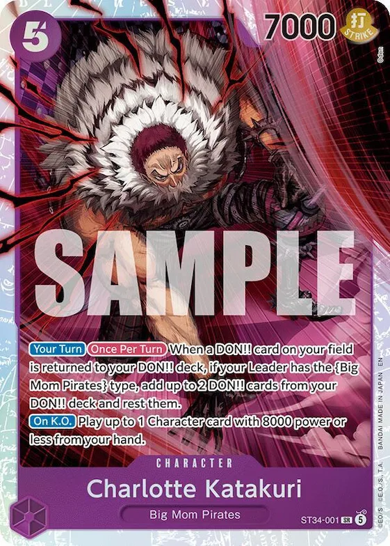 Charlotte Katakuri (ST34-001) #st34-001 – Starter Deck 34: PURPLE Charlotte Katakuri