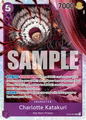 Charlotte Katakuri (ST34-001) #st34-001 – Starter Deck 34: PURPLE Charlotte Katakuri