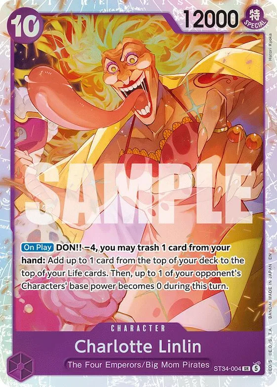 Charlotte Linlin #st34-004 – Starter Deck 34: PURPLE Charlotte Katakuri