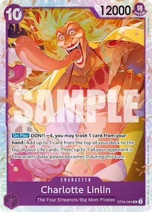 Charlotte Linlin #st34-004 – Starter Deck 34: PURPLE Charlotte Katakuri