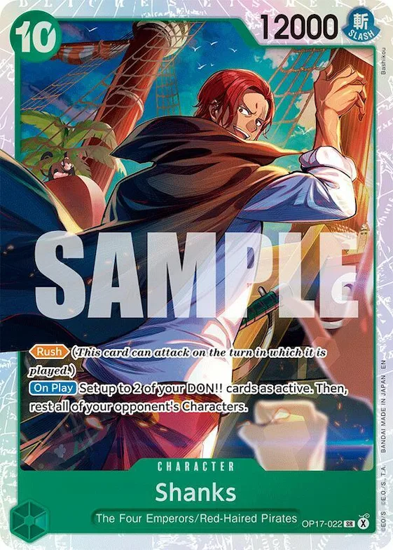 Shanks (022) #op17-022 – The World's Strongest Warriors