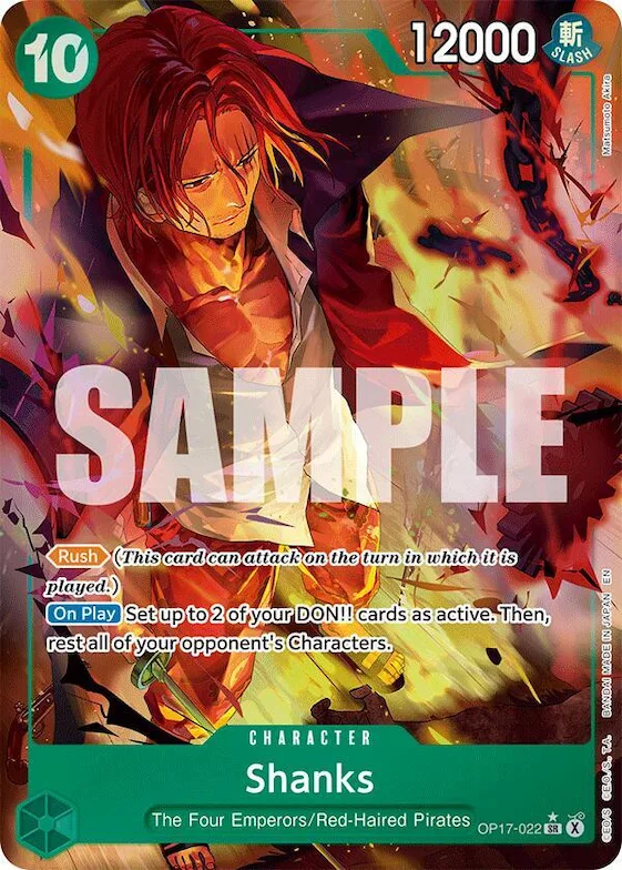 Shanks (022) (Alternate Art) #op17-022 – The World's Strongest Warriors
