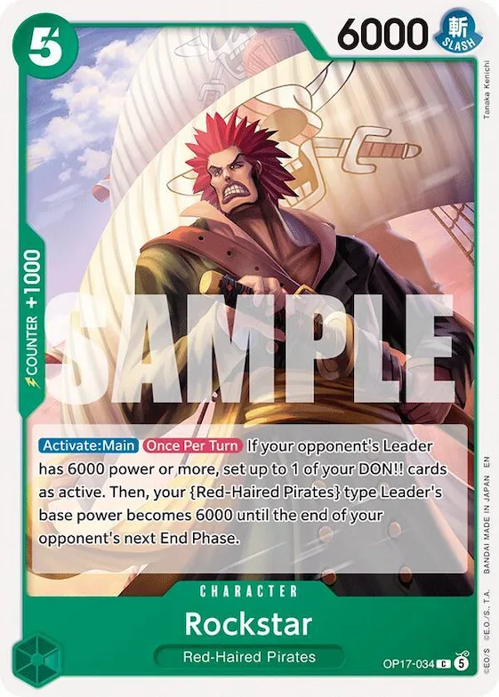 Rockstar #op17-034 – The World's Strongest Warriors