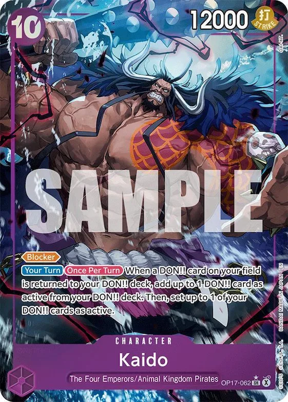 Kaido (062) (Alternate Art) #op17-062 – The World's Strongest Warriors
