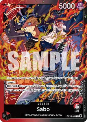 Sabo (OP13-004) #op13-004 – Starter Deck 35: RED/BLACK Sabo