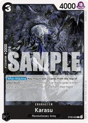 Karasu #st35-003 – Starter Deck 35: RED/BLACK Sabo