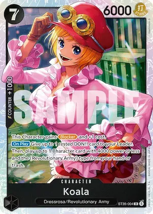 Koala #st35-004 – Starter Deck 35: RED/BLACK Sabo