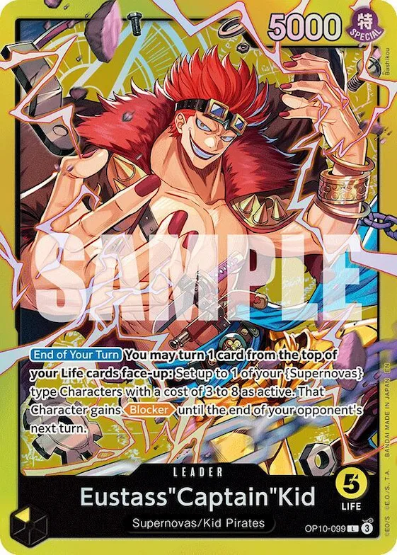 Eustass"Captain"Kid (OP10-099) #op10-099 – Starter Deck 36: YELLOW Eustass”Captain”Kid