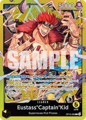 Eustass"Captain"Kid (OP10-099) op10-099 – ST36 – Starter Deck 36: YELLOW Eustass”Captain”Kid