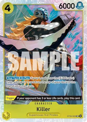 Killer #st36-002 – Starter Deck 36: YELLOW Eustass”Captain”Kid