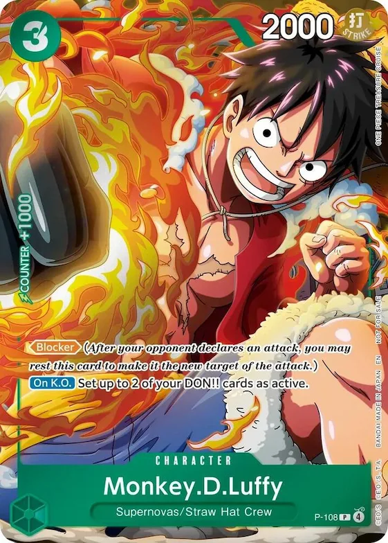 Monkey.D.Luffy (Event Pack Vol. 9) #p-108 – One Piece Promotion Cards
