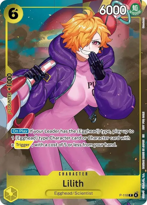 Lilith (Event Pack Vol. 9) #p-118 – One Piece Promotion Cards
