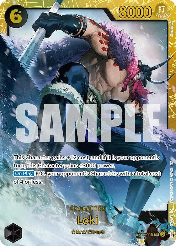 Loki op17-119 – OP17 – The World's Strongest Warriors