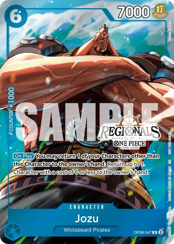 Jozu (Regional Participation Pack 2026 Vol.2) #op8-047 – One Piece Promotion Cards
