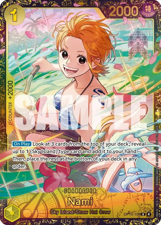 Nami (CS26-27 Regionals Season 2 Top 64) #op15-108 – Adventure on Kami's Island