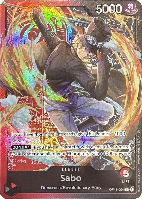 Sabo (Sound Loader Ace and Sabo Edition 2026) #op13-004 – One Piece Promotion Cards