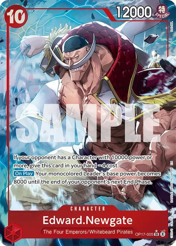 Edward.Newgate (005) (Alternate Art) #op17-005 – The World's Strongest Warriors