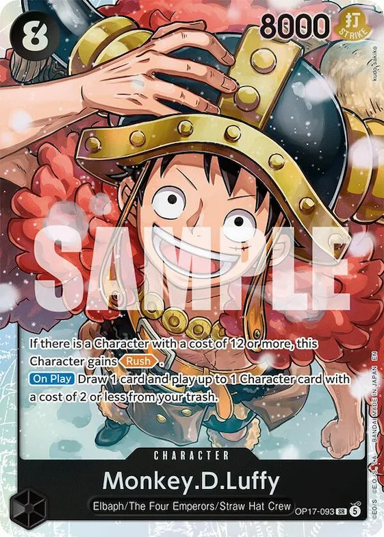 Monkey.D.Luffy (093) #op17-093 – The World's Strongest Warriors