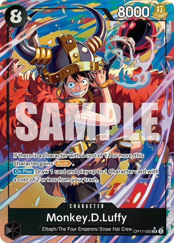 Monkey.D.Luffy (093) (Alternate Art) #op17-093 – The World's Strongest Warriors