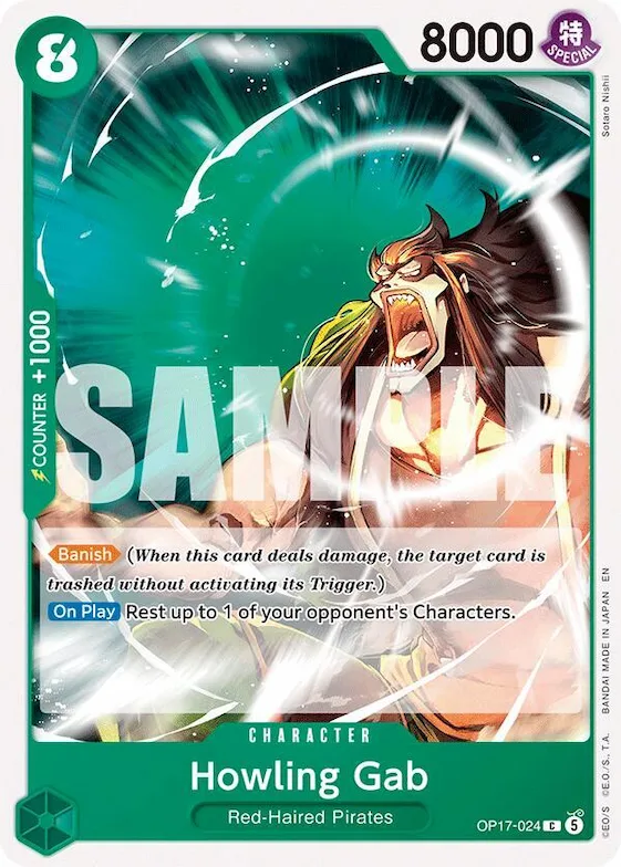 Howling Grab #op17-024 – The World's Strongest Warriors
