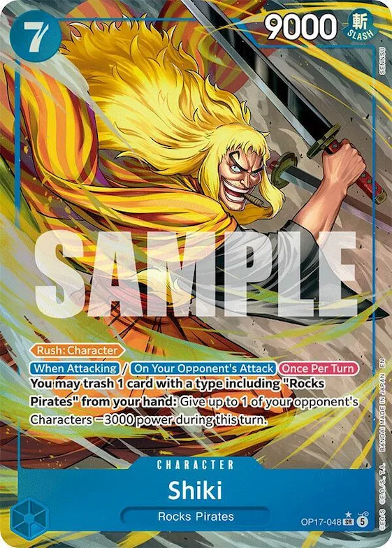 Shiki (048) (Alternate Art) #op17-048 – The World's Strongest Warriors