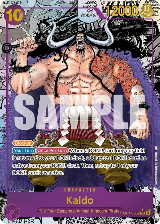 Kaido (062) (Manga) #op17-062 – The World's Strongest Warriors