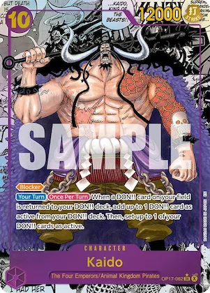 Kaido (062) (Manga) #op17-062 – The World's Strongest Warriors