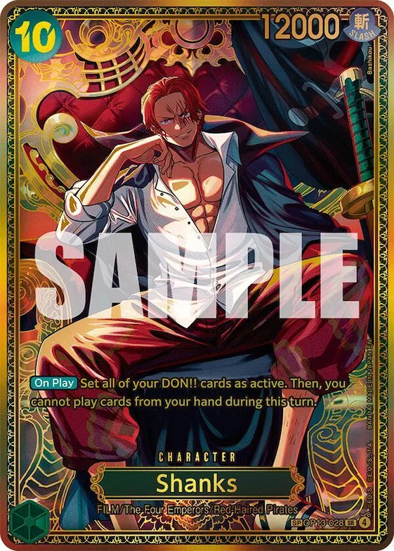 Shanks (OP13-028) (SP) #op13-028 – The World's Strongest Warriors