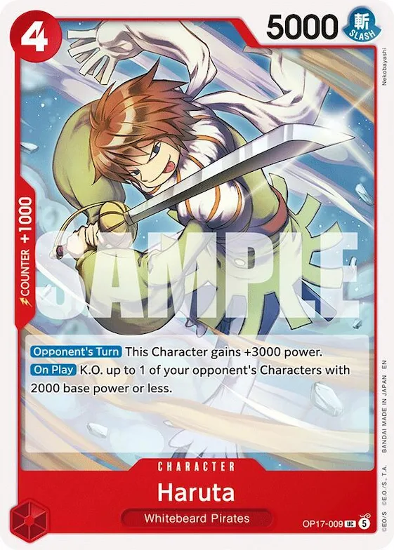 Haruta #op17-009 – The World's Strongest Warriors