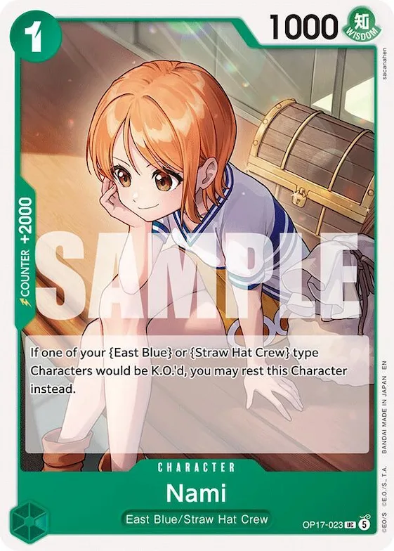 Nami (023) #op17-023 – The World's Strongest Warriors