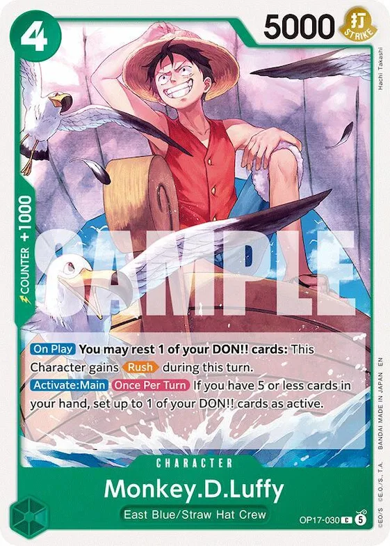 Monkey.D.Luffy (030) #op17-030 – The World's Strongest Warriors