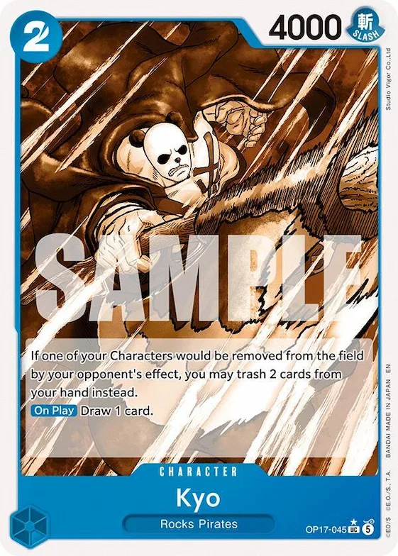 Kyo (Pandaman Art) #op17-045 – The World's Strongest Warriors