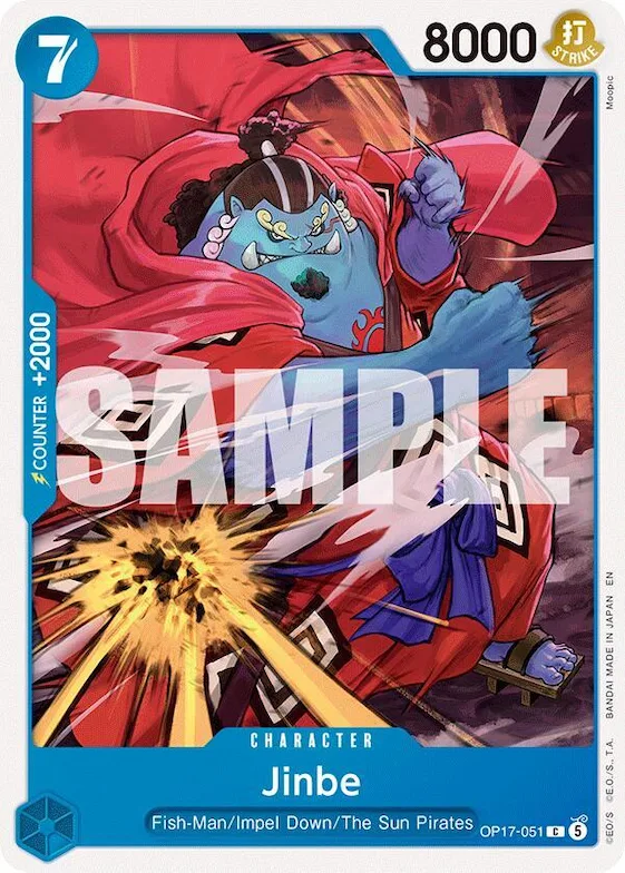 Jinbe (051) #op17-051 – The World's Strongest Warriors