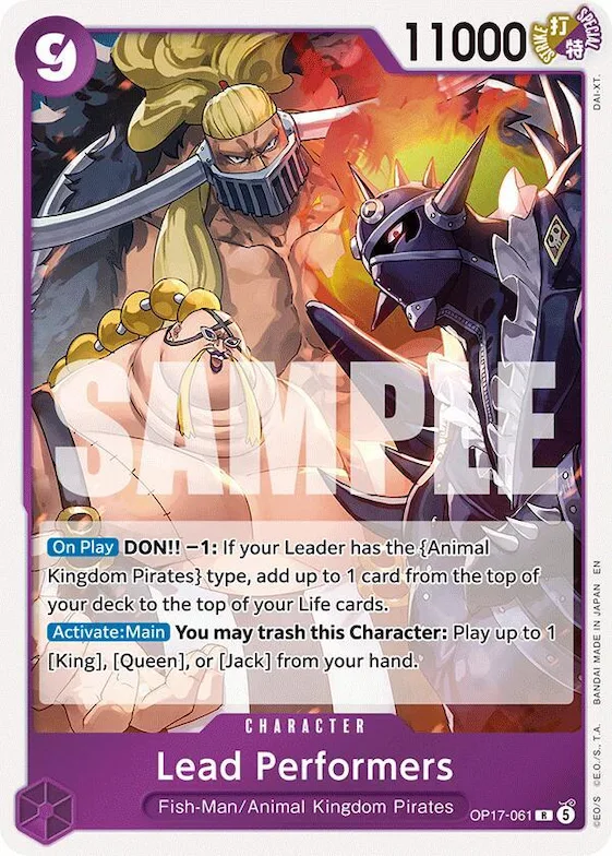 Lead Performers #op17-061 – The World's Strongest Warriors