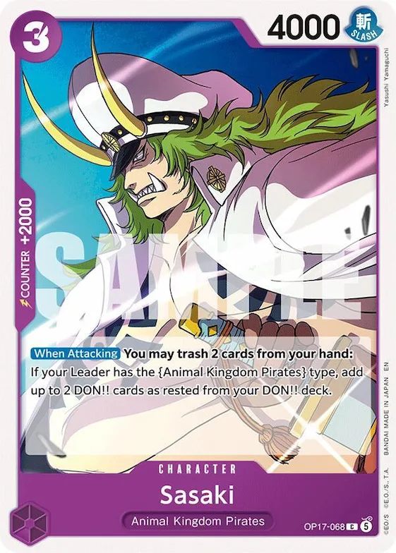 Sasaki #op17-068 – The World's Strongest Warriors
