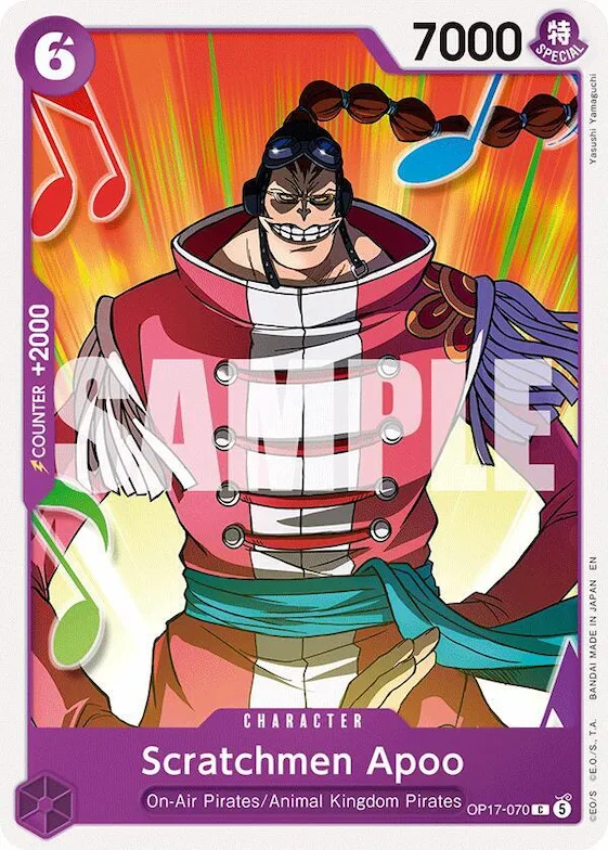 Scratchmen Apoo #op17-070 – The World's Strongest Warriors