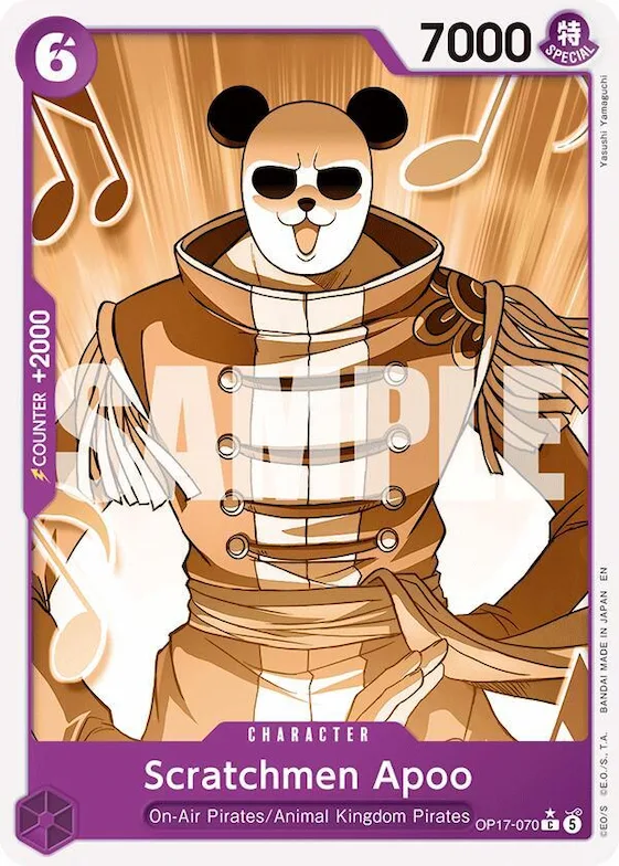 Scratchmen Apoo (Pandaman Art) #op17-070 – The World's Strongest Warriors