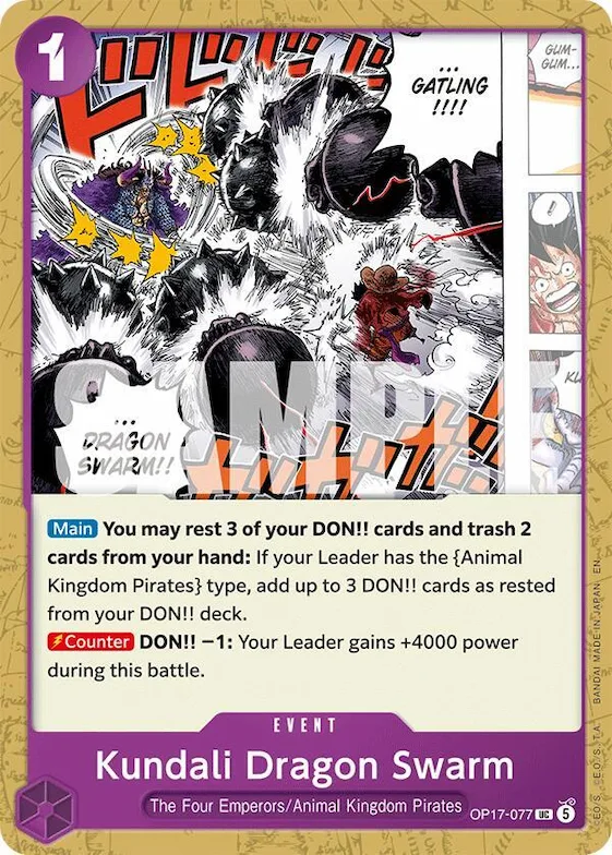 Kundali, Météores du Dragon op17-077 – OP17 – The World's Strongest Warriors