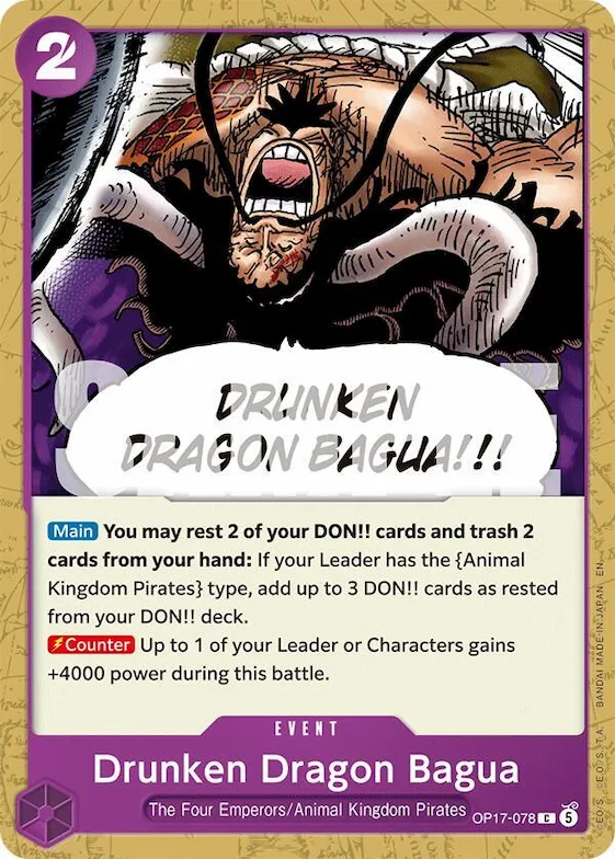 Ivresse du Dragon Divin op17-078 – OP17 – The World's Strongest Warriors
