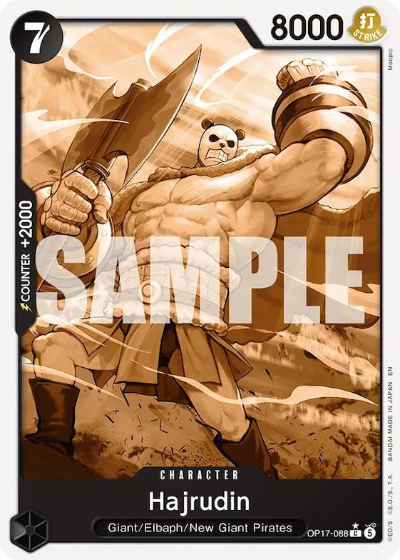 Hajrudin (Pandaman Art) #op17-088 – The World's Strongest Warriors