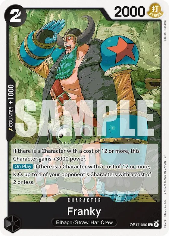 Franky op17-090 – OP17 – The World's Strongest Warriors