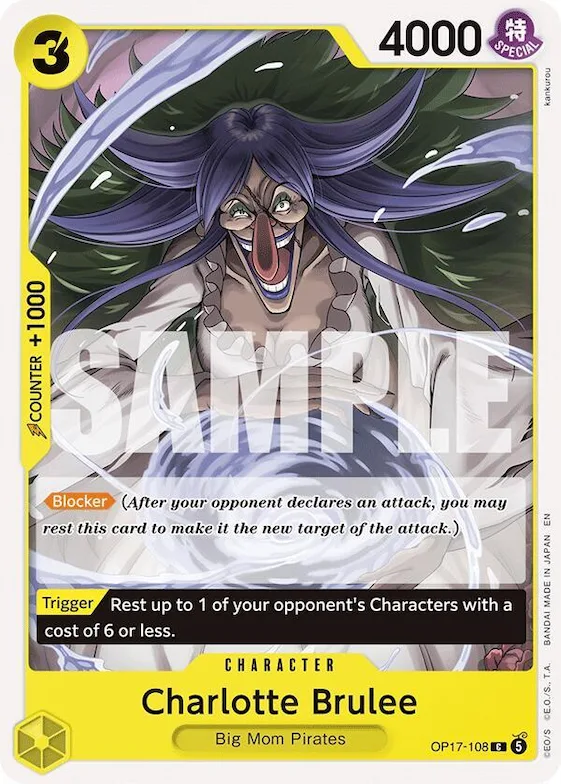 Charlotte Brûlée op17-108 – OP17 – The World's Strongest Warriors